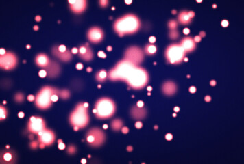 背景素材_イルミネーション_ピンク