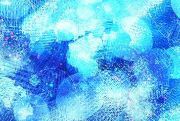 Obraz premium 背景素材_水彩テクスチャ_キラキラ