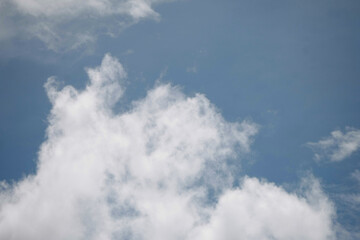 Clouds on the blue sky nature with space background wallpaper