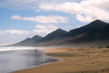 Fototapeta na wymiar Fuerteventura, Cofete Beach
