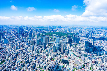 丸の内・空撮写真