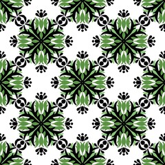 Simple floral seamless pattern with flowers for fabrics and cards and linens and kids and wrapping paper