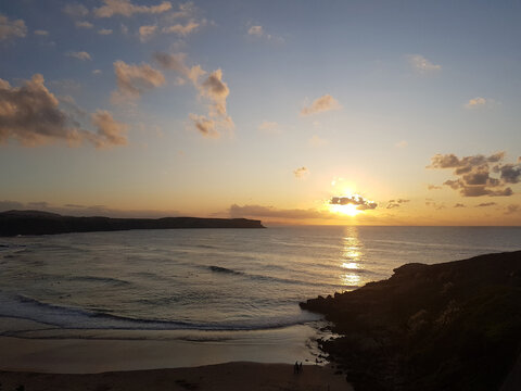 Sunset at the beach