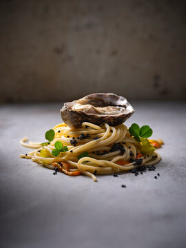 Oyster spaghetti