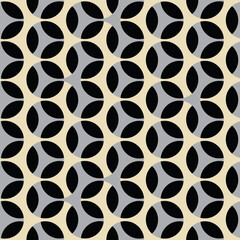 Abstract seamless pattern. Artistic geometric ornamental backdrop. Good for fabric, textile, wallpaper or package background design