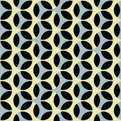 Abstract seamless pattern. Artistic geometric ornamental circle backdrop. Good for fabric, textile, wallpaper or package background design