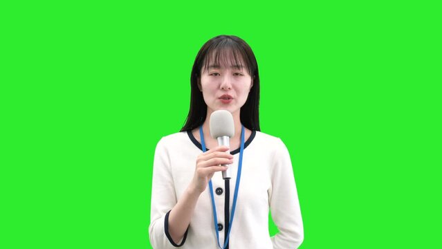 アナウンサー　レポーター