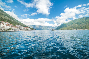 Kotor bay Adriatic sea Montenegro boat trip