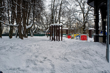 children's playground in the park