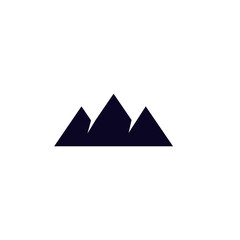 Mountain icon logo design template