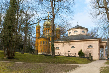 Russian-Orthodox chapel and royal tomb, historic cemetery, Weimar