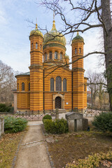 Russian-Orthodox chapel at Historic Cemetery, Weimar, Germany