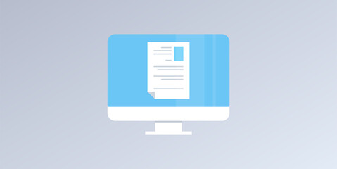 Recruitment and cv flat illustration.