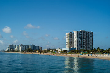 pompano beach from the pier