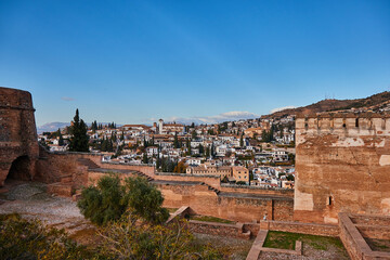 Obraz premium Alhambra, Granada España, lugares magicos de Europa 