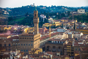Italia, Toscana, Firenze, il Palazzo Vecchio.