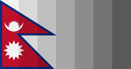 Nepal flag image background