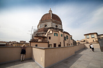 Italia, Toscana, Firenze, La cupola del Duomo.