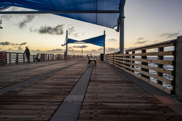 Obraz premium pier in the morning