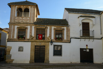 The old center of Cordova on Andalusia in Spain