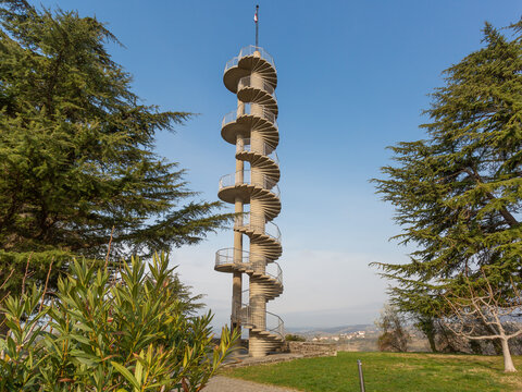 Gonjace tower in Brda region in Slovenia