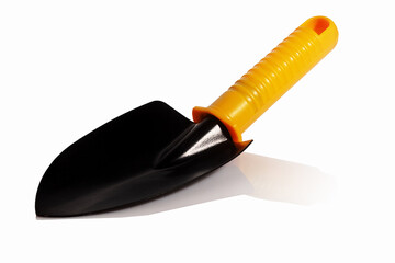 A shovel for working on a garden plot