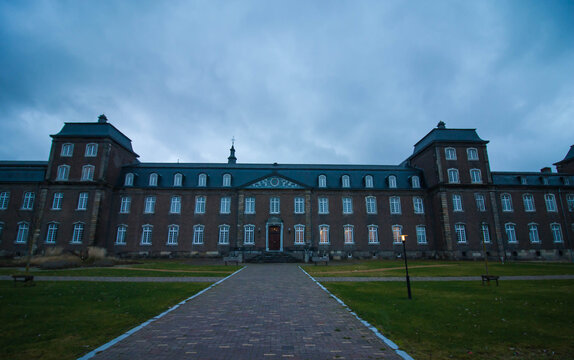 Beautiful shot of Rolduc medieval abbey located in Kerkrade, Netherlands