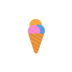 ice cream icon, vector illustration
