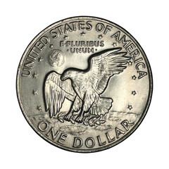 one dollar 1972 reverse