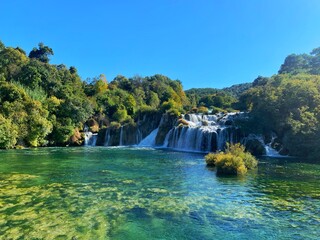 Waterfall Krka National Park Croatia