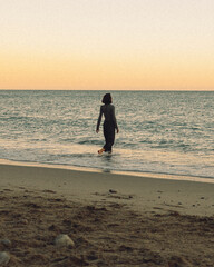 person on the beach