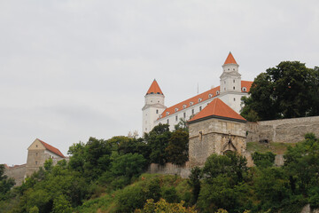 Bratislava Castle On The Hill Top