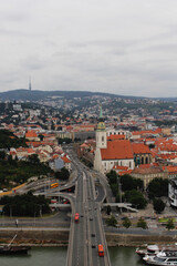 Stunning Panoramic Views From The Bratislava UFO Bridge