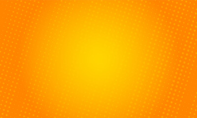 Orange gradient ray burst dot style background vector design