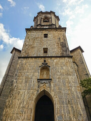 Fototapeta na wymiar San martin church, lesaka, Navarra, Spain