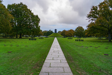 Serenity reigns at this German military cemetery in La Cambe, Normandie