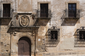 Beautiful shot of the Casco Historico in Caceres, Spain