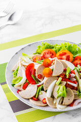 Spicy Vietnamese Sausage Salad