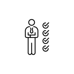 Requirements icon in vector. logotype