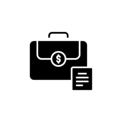 Employment History icon in vector. logotype