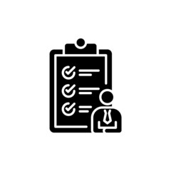 Applicant icon in vector. logotype