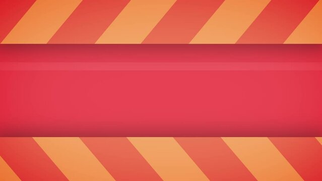 Red and Yellow Caution Animated Background
