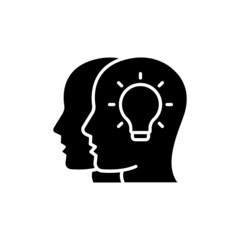 Inspiring Vision icon in vector. logotype