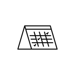 Content Calendar icon in vector. logotype