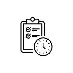 Project Management icon in vector. logotype