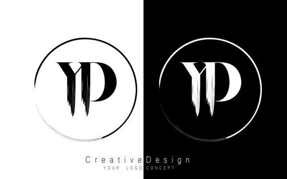 YD letter logo design template vector