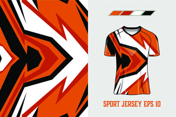 T-shirt sports design for racing jersey cycling football gaming premium vector