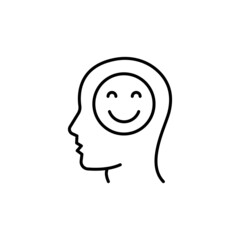 Optimism And Happiness icon in vector. logotype