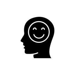 Optimism And Happiness icon in vector. logotype