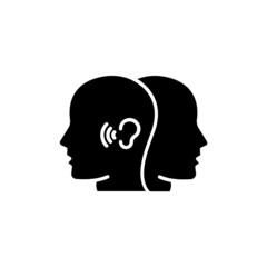 Listen To Others icon in vector. logotype